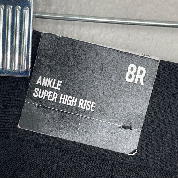 NEW Express Womens 8R Black Pleated Ankle Super High Rise Pants Career Office - Picture 11 of 11